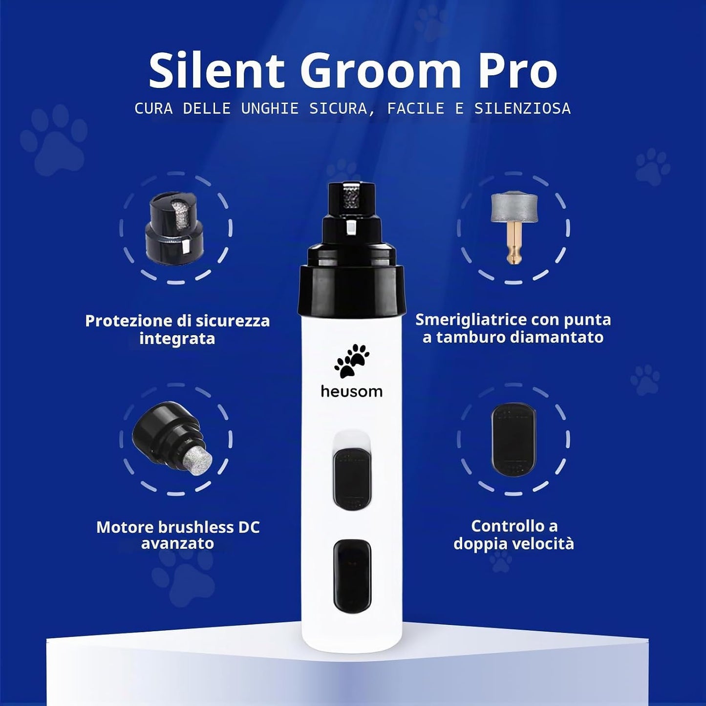 NailPro Silent™- Taglio Unghie Senza Stress per il Tuo Cane