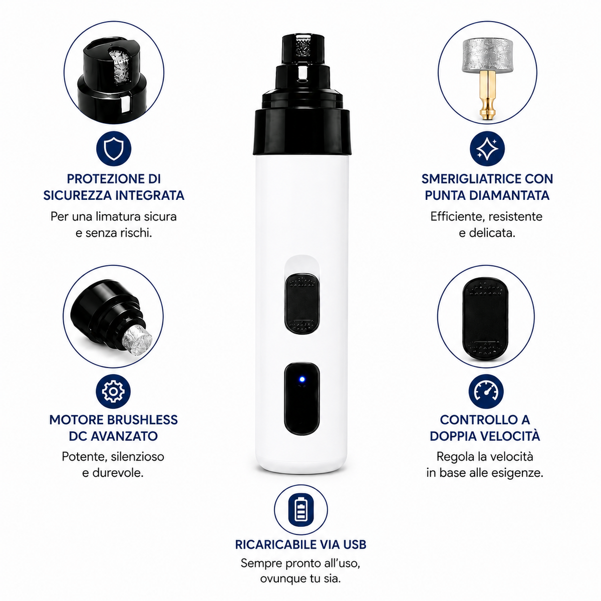 NailPro Silent™ – La cura delle unghie, senza stress.