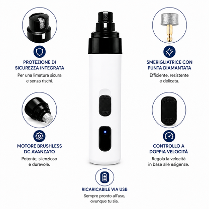 NailPro Silent™ – La cura delle unghie, senza stress.